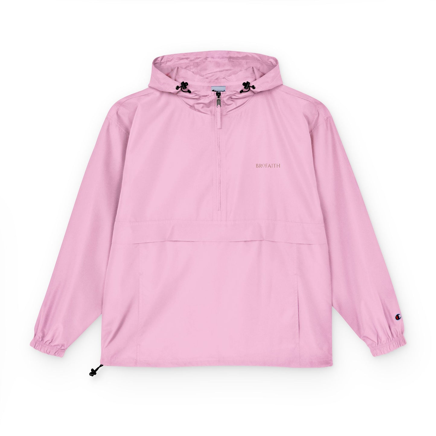 BroFaith x Champion Packable Anorak – Lightweight Rain Jacket - Brofaith Clothing